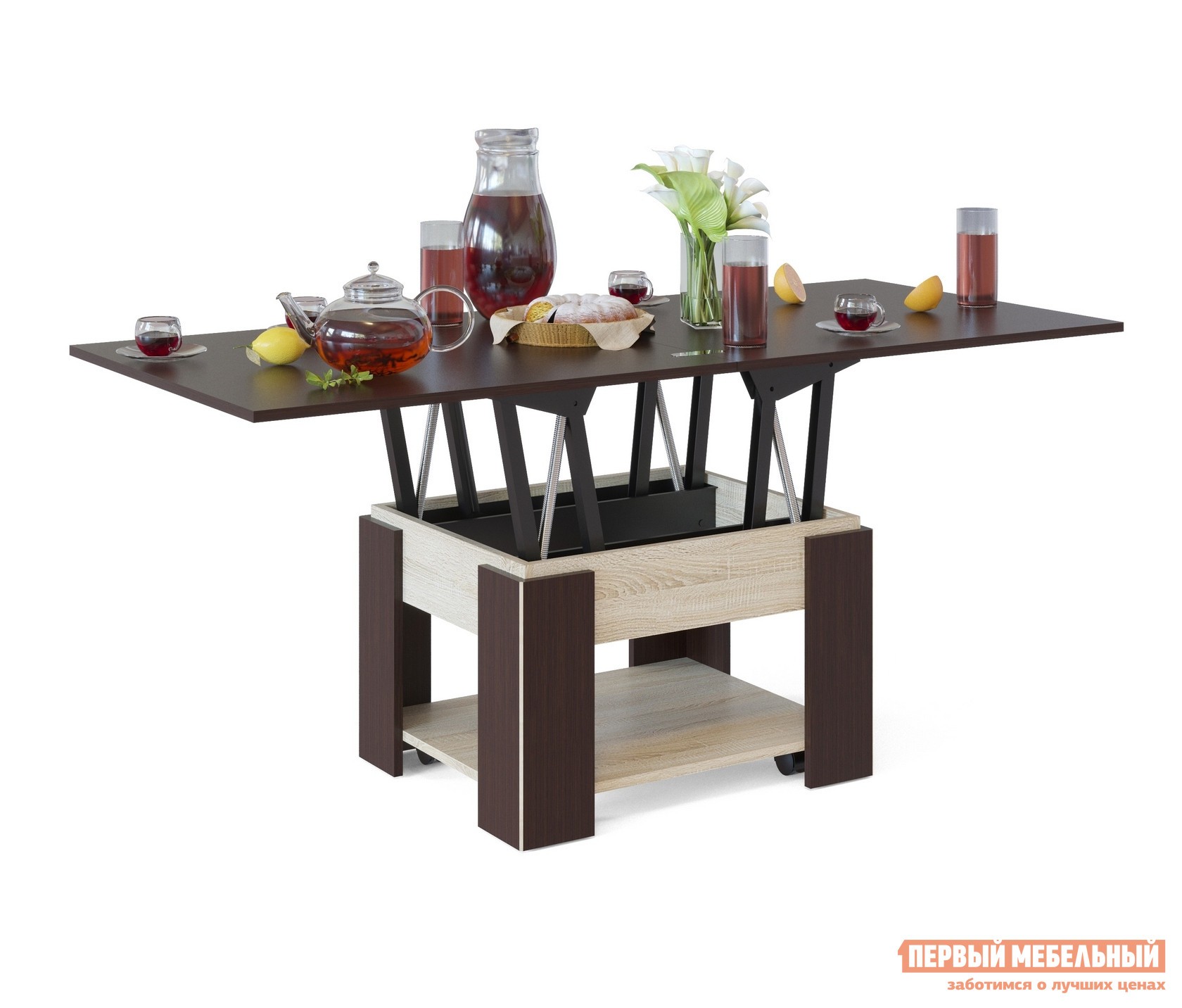 Журнальный столик  СЖ-2 Венге / Дуб сонома