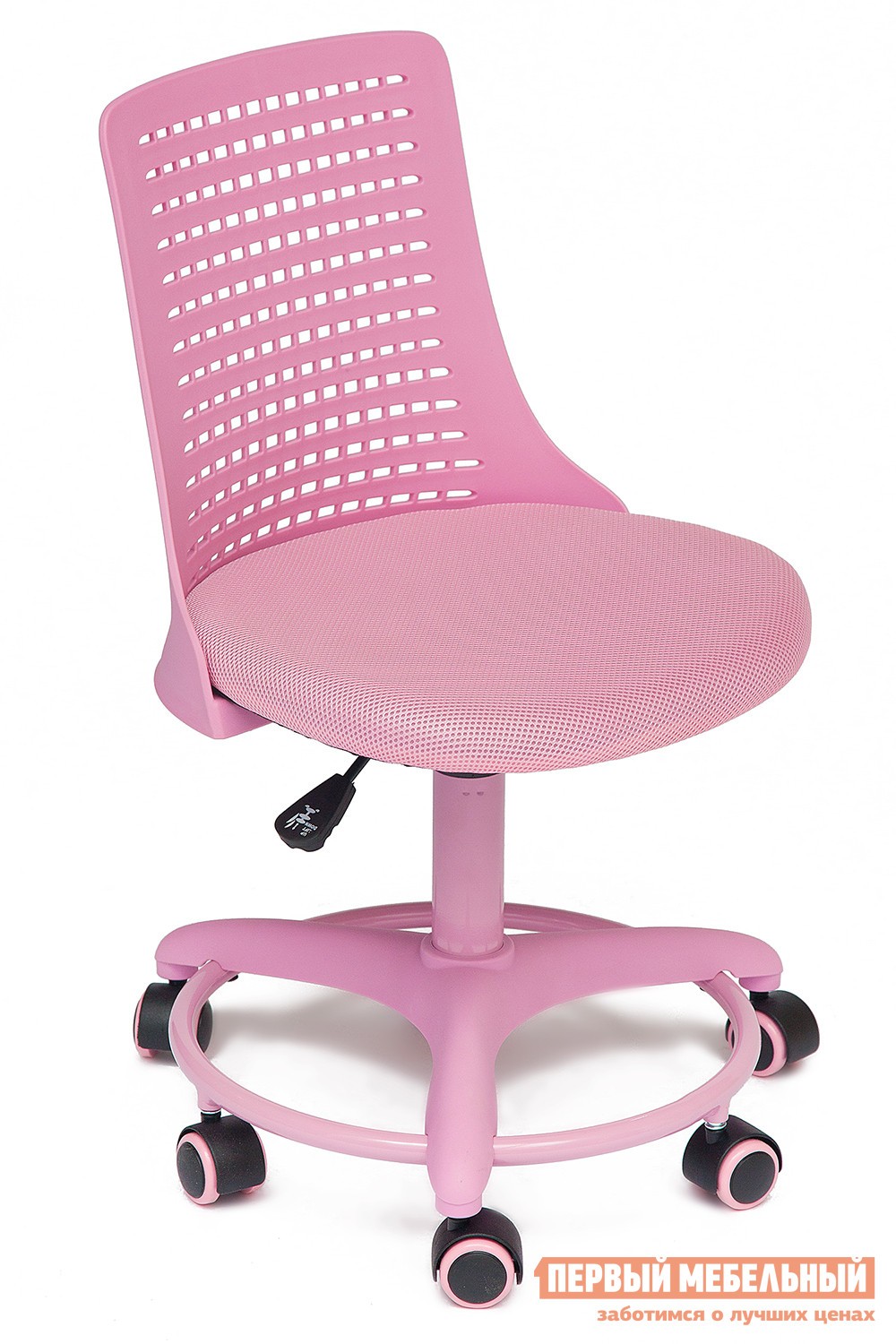Детское компьютерное кресло  Kiddy Ткань (сетка), пластик, розовый