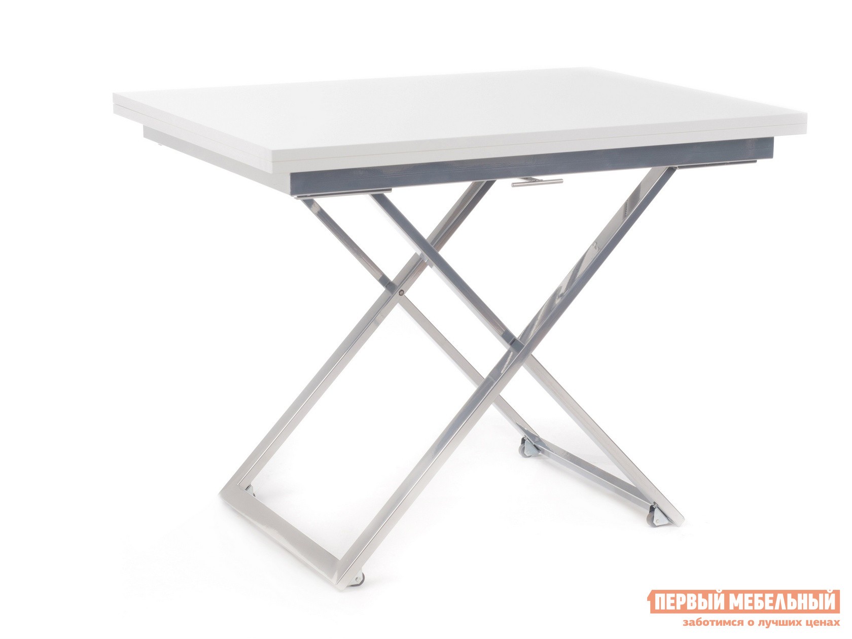 Журнальный столик  Компакт Белый / Металл