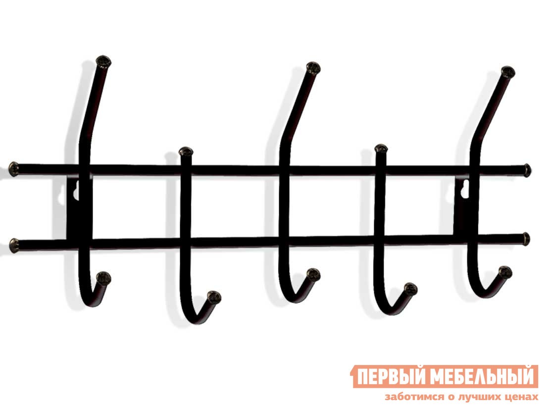 Настенная вешалка  Стандарт 2/5 Черный