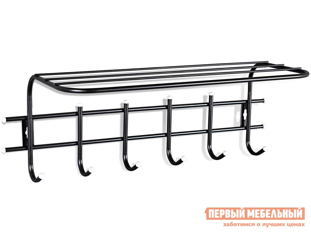 Настенная вешалка  Стандарт 1/6 Черный